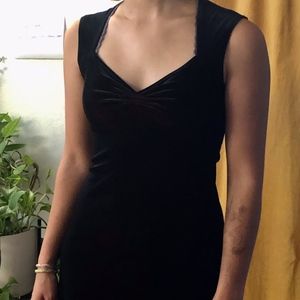 Black Velvet Dress